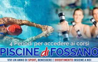 Periodi iscrizione corsi piscine di fossano