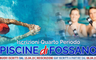 Iscrizione Quarto Periodo Corsi Nuoto piscine di fossano