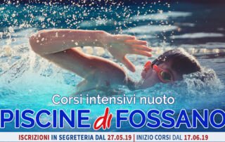Corsi intensivi nuoto ragazzi bambini Piscina Fossano