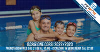 Iscrizioni corsi nuoto fitness Piscine Fossano Anno 2022-2023