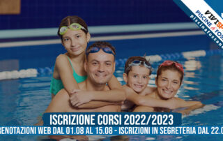 Iscrizioni corsi nuoto fitness Piscine Fossano Anno 2022-2023