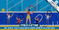 Piscine di Fossano - Fitness a gettone estate 2024