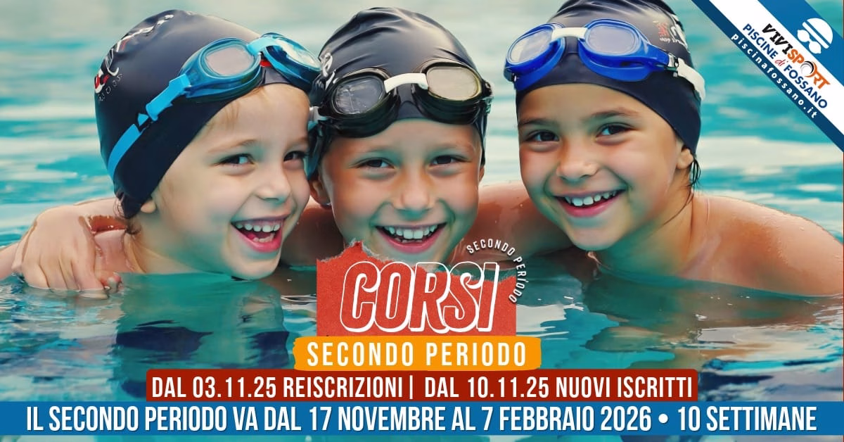 Corsi scuola nuoto fitness piscina fossano - Iscrizioni Secondo Periodo