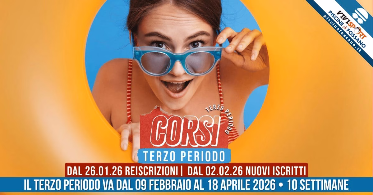 Terzo perido nuoto fitness Piscine di Fossano 2026